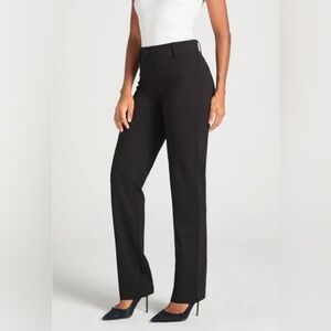 NWT Betabrand Black Dress Pant Yoga Pants Straight Leg Women’s Small Office